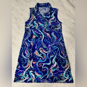 Lee Tracy Liquid Heaven Ruffle Dress - Medium